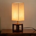 DSTORE Wooden Floral Bedside Lamp – Elegant Warm Ambient Table Light for Home Décor
